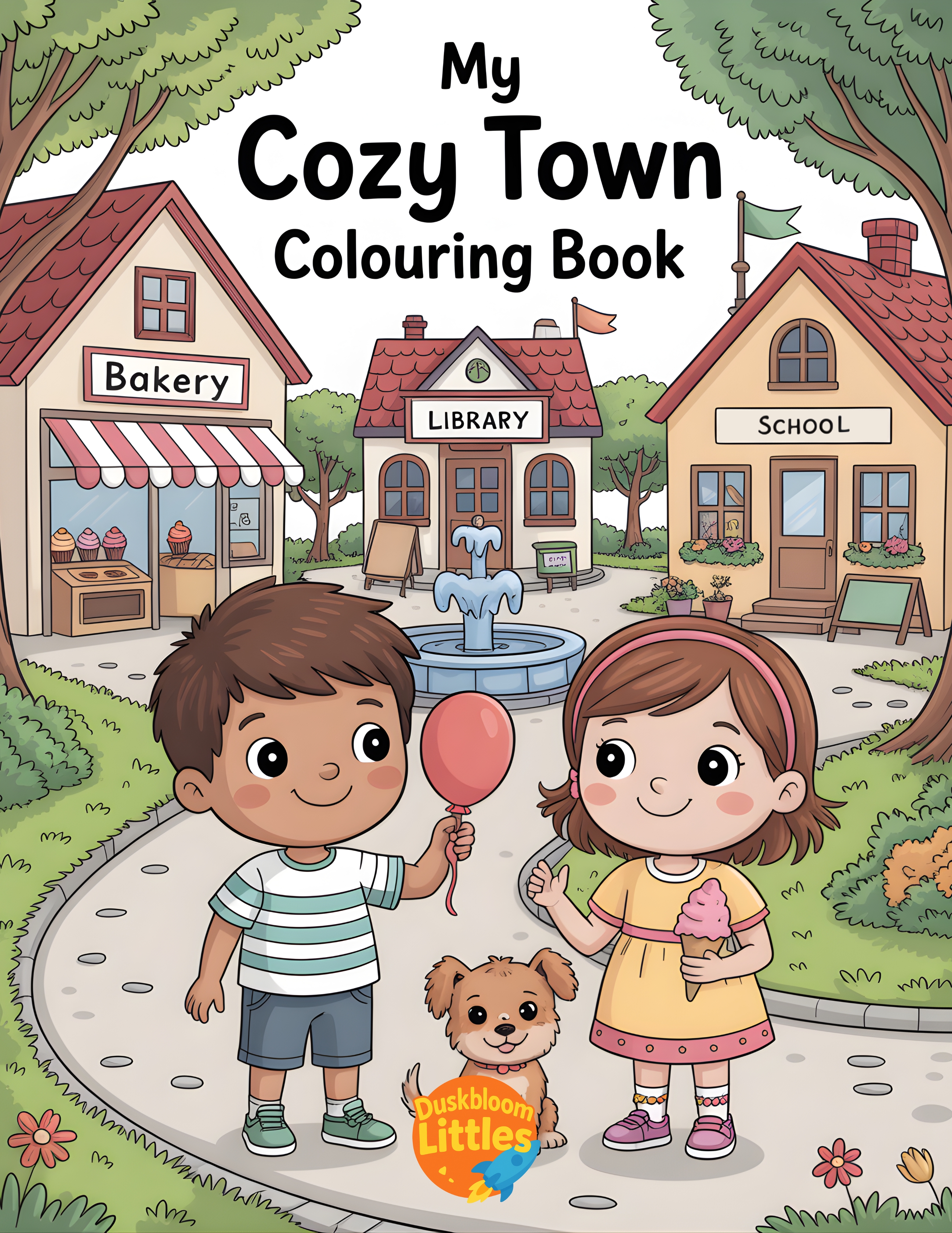 My Cozy Town Colouring Book